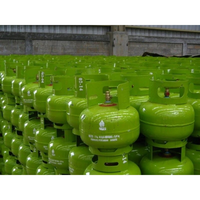 ￼Tabung Gas LPG 3kg Kosong asli PERTAMINA dan SNI
