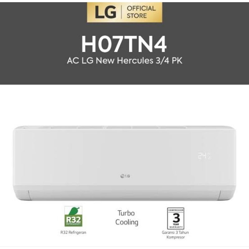 07TN4 LG AC LG 3/4PK Plus Pasang