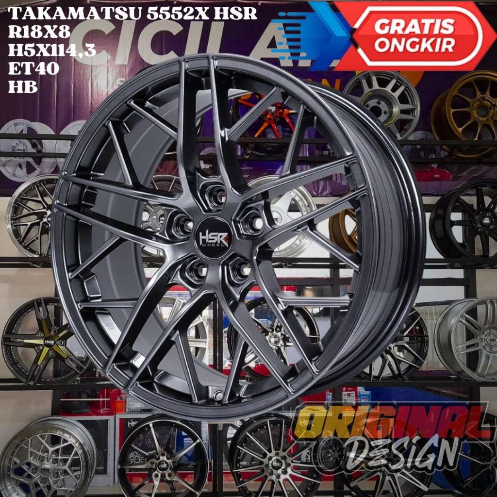 Velg Mobil TERIOS , HARIER , CAPTIVA , XTRAIL , HSR TAKAMATSU RING 18 R18