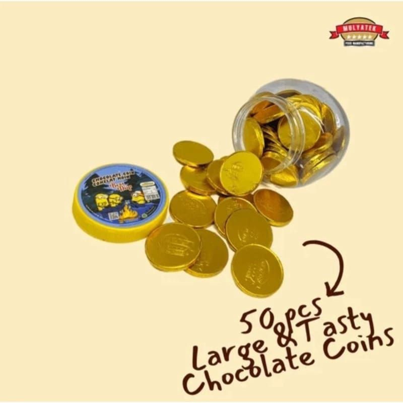 

coklat coin 1 toples isi 50