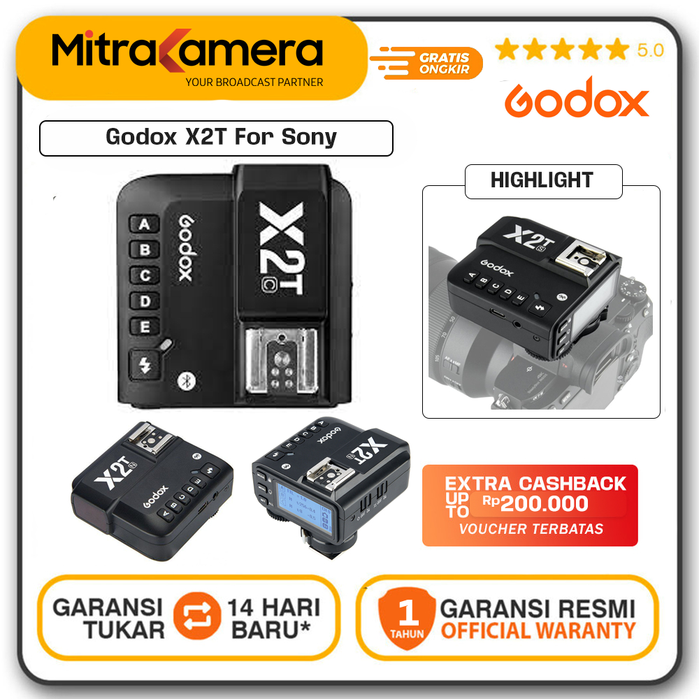 Godox X2T Wireless Trigger TTL HSS Transmitter X2T/ Trigger