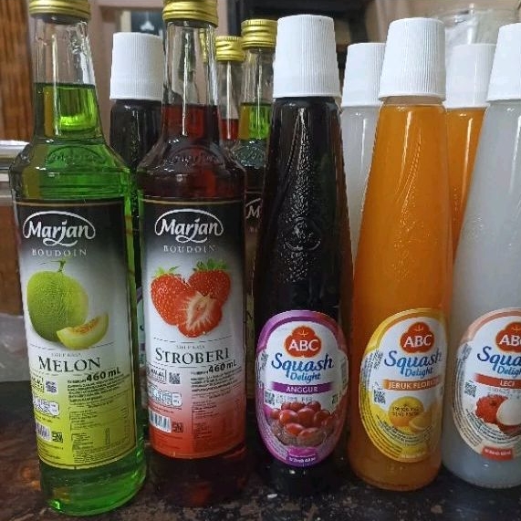 

Aneka Sirup Mazan ABC Rasa Anggur Melon Stroberi Jeruk Leci Dan Aneka Rasa Lainnya