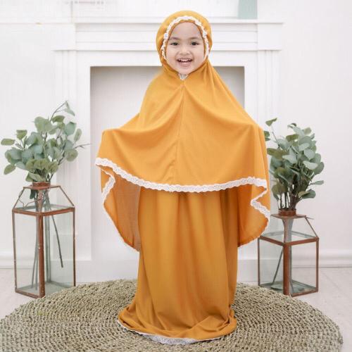 Mukena Anak 2 Tahun 3 Tahun 4 Tahun 5 Tahun 6 Tahun 7 Tahun Mukenah Anak Terbaru Usia 2-7 Thn Alat S