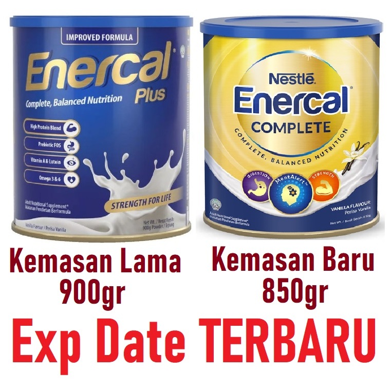 

Malaysia Susu Enercal Plus 900gr Enercal Complete 850gr Complete Balance Nutrition