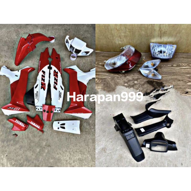 Cover body halus Yamaha fiz R fiz R malboro merah putih full set body kasar lampu sein fiz R