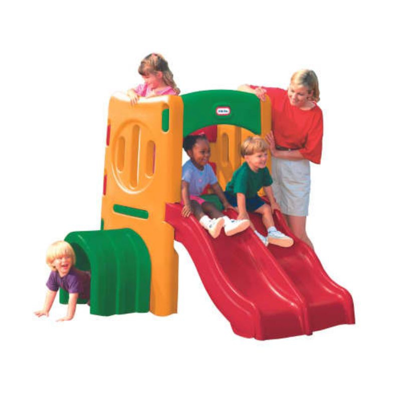 Little Tikes Perosotan Twin Slide Tunnel Climber