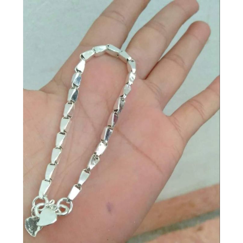 gelang padi putih sepuhan