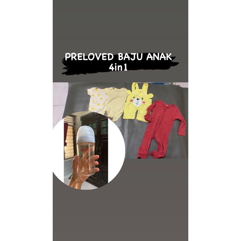 Bundling Baju Balita Dan Botol Pigeon PPSU Gen 3