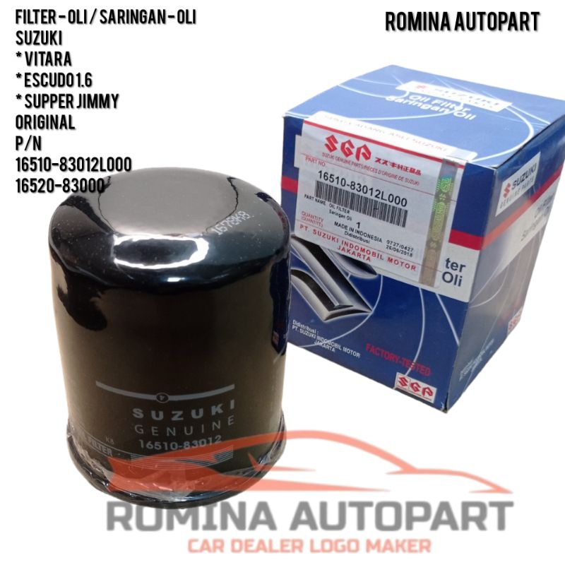 FILTER OLI - SARINGAN OLI SUZUKI VITARA - ESCUDO 1.6 - SUPPER JIMMY ORIGINAL
