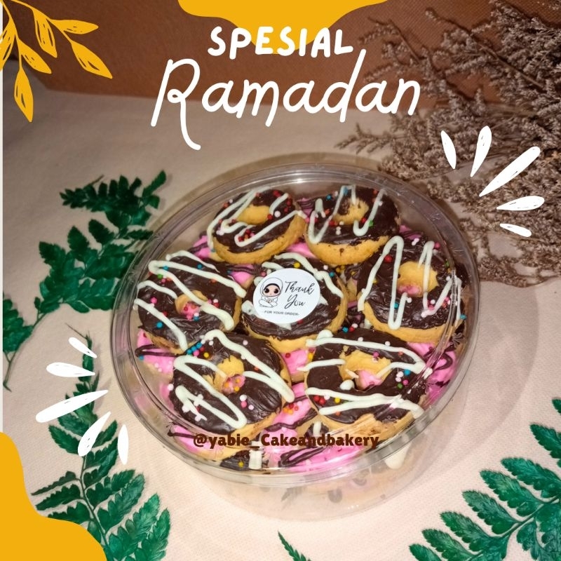 

Kue Kering Donat Coklat Enak Premium/Kue Lebaran Murah/Bingkisan Lebaran