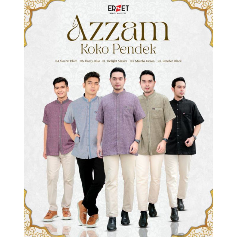 AZZAM koko pendek & Panjang by Erzet(Sarimbit Azzam - Azzura)