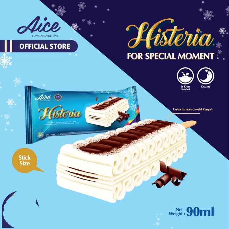 

Aice Histeria 1 box isi 24 pcs