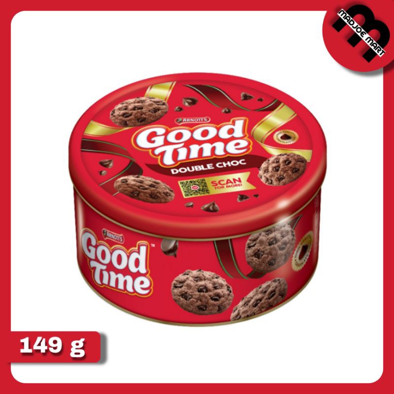 

Good Time Cookies Double Choc Can 149g