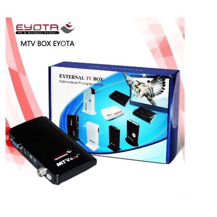 Ion External Tv tuner eyota 12p palntsc digital 2Mhz adapter with remote for proyektor crt led lcd m