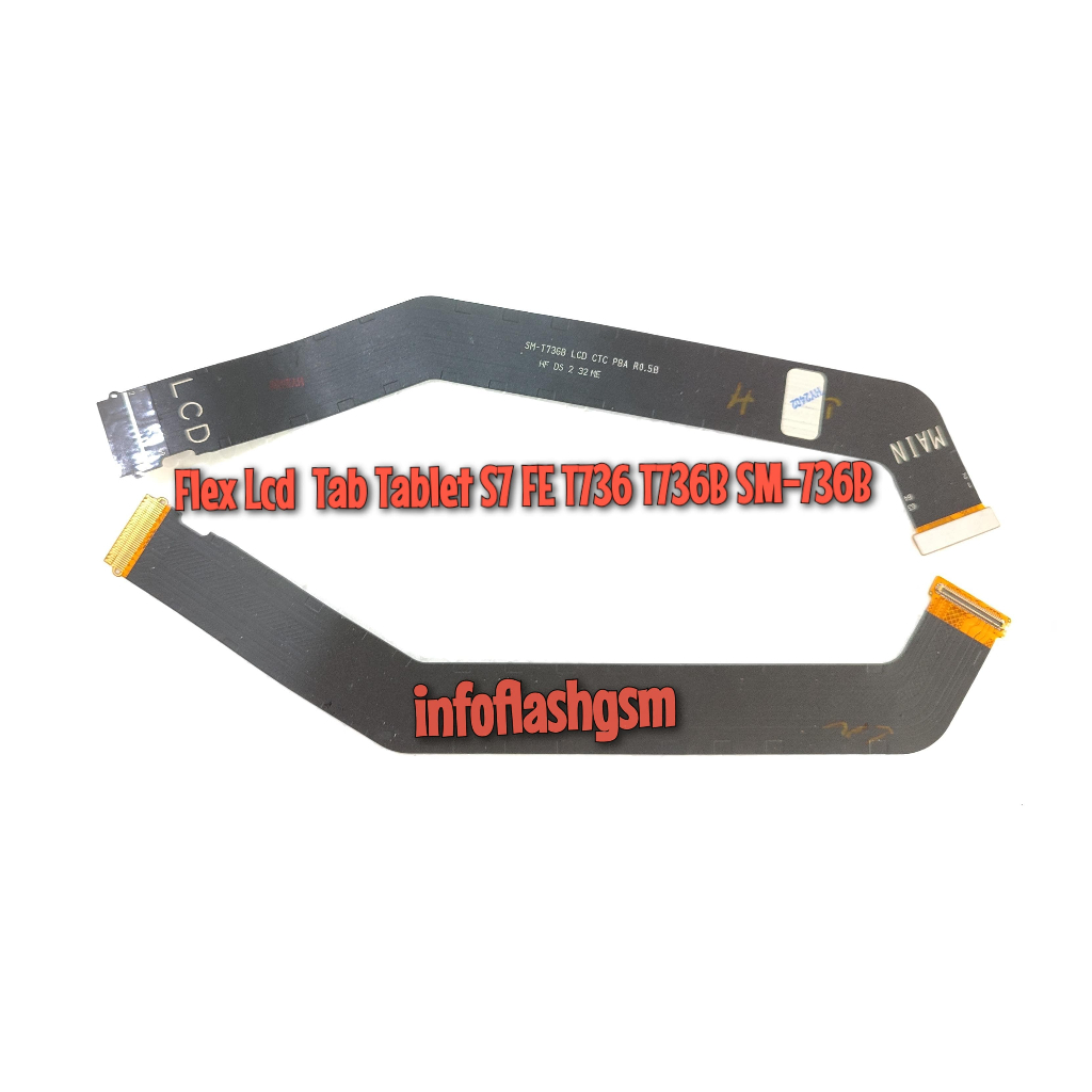Flexibel Lcd Samsung Tab Tablet S7 FE T736 T736B SM-736B