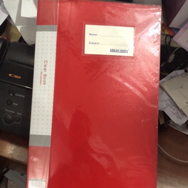 

Kemasan Baru Clear holder 6 lembar folio FZM
