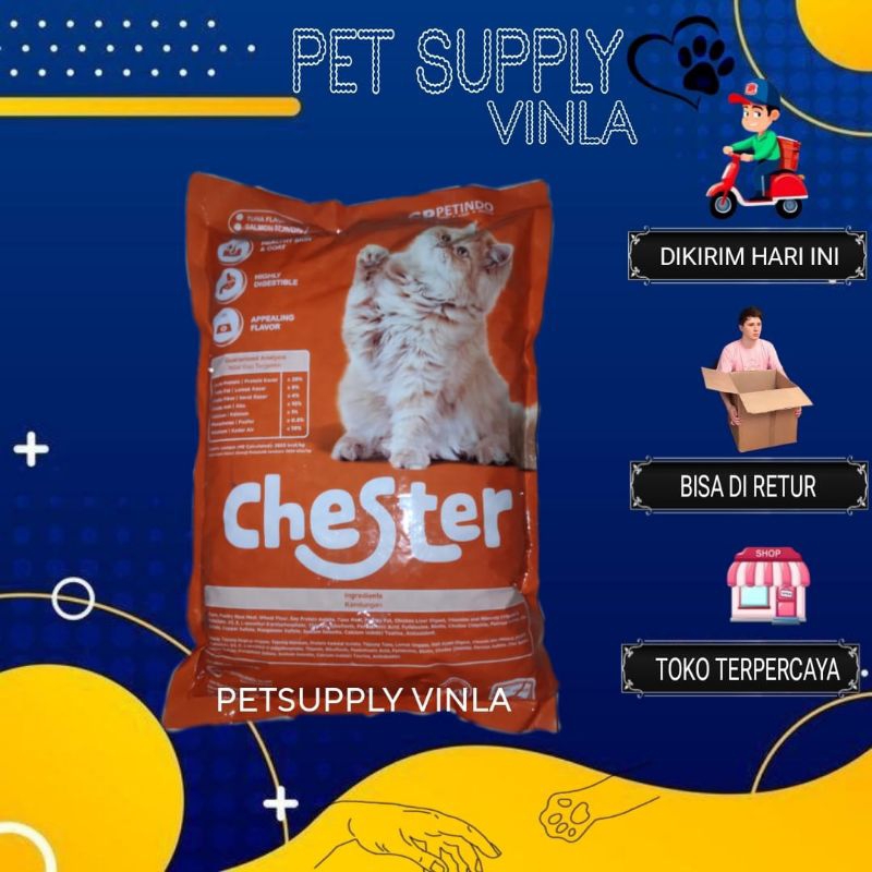 Chester cat food ,Makanan kucing chester
