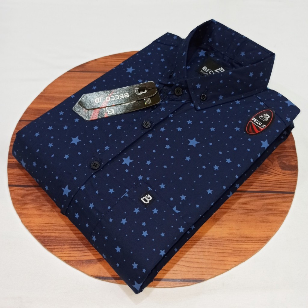 Kemeja Pria Motif Pria Cowok Lengan Pendek Bunga Formal Casual Murah Slimfit All Size M L XL Bagus