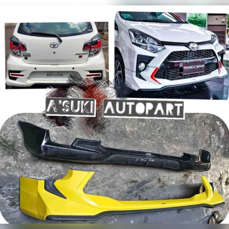 bodykit bemper depan belakang new agya 2021