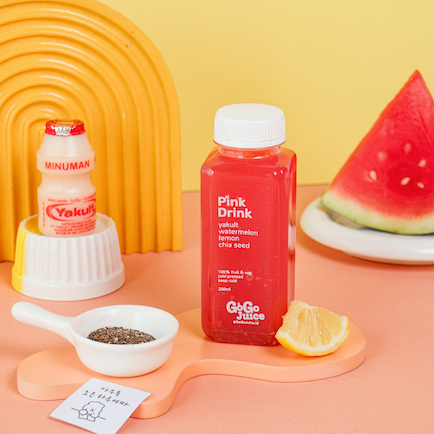 

Pink Drink 250ml | Cold Pressed Juice Fresh Made Semangka Lemon Chia Seed