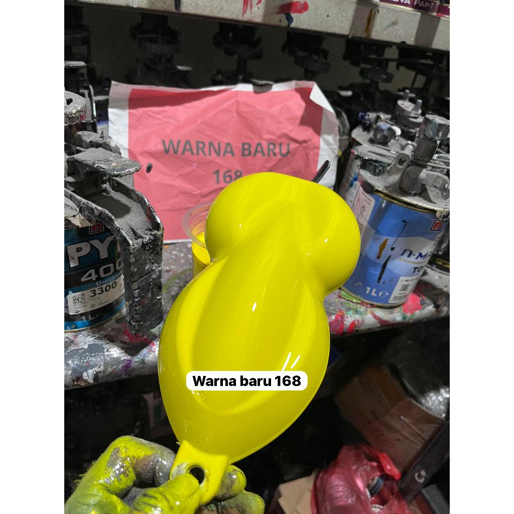 cat kuning lemon pu/cat lemon solid/cat lemon yellow 200ml