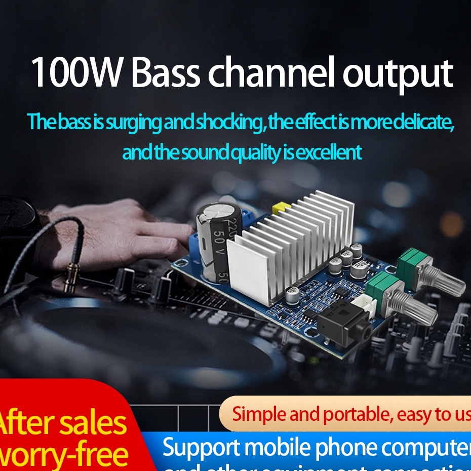 TPA3116 1W Subwoofer Amplifier Papan Home Theater Mini Amp TPA3116D2 Audio Power Amplifier Bass DC12