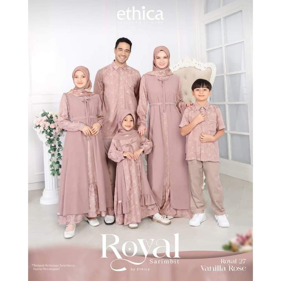 Sarimbit ETHICA Royal 27 vanilla rose/kagumi 317/kagumi Kids 166/Kahfi 317/Kahfi kids 225