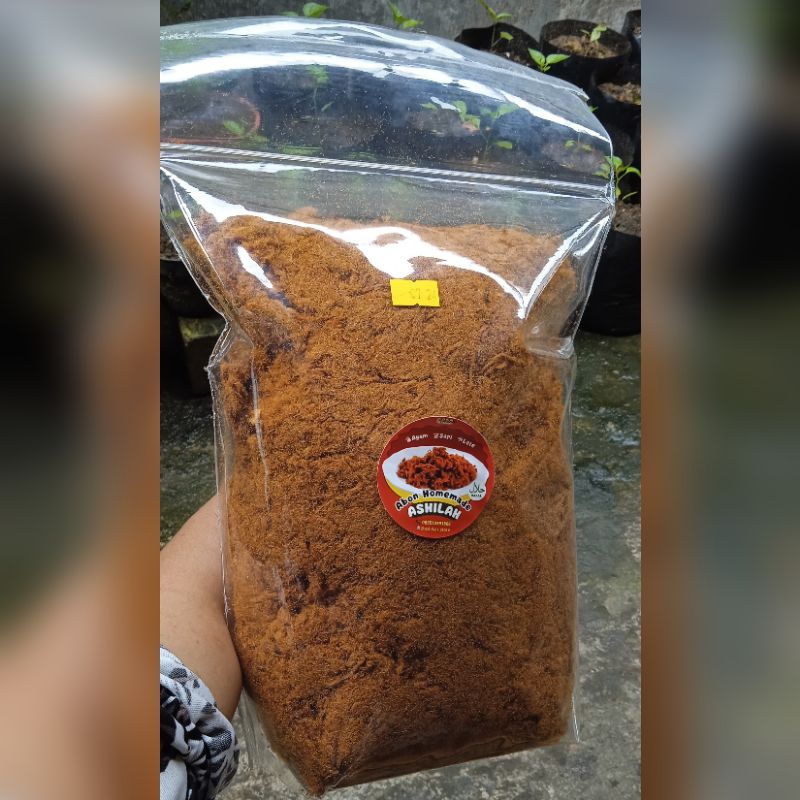 

(1 KG) ABON AYAM HOMEMADE ASHILAH 100% ASLI AYAM