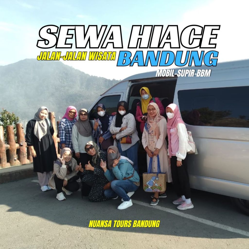 Sewa Rental Mobil Hiace di Bandung Murah Aman dan Nyaman Termasuk Supir dan BBM