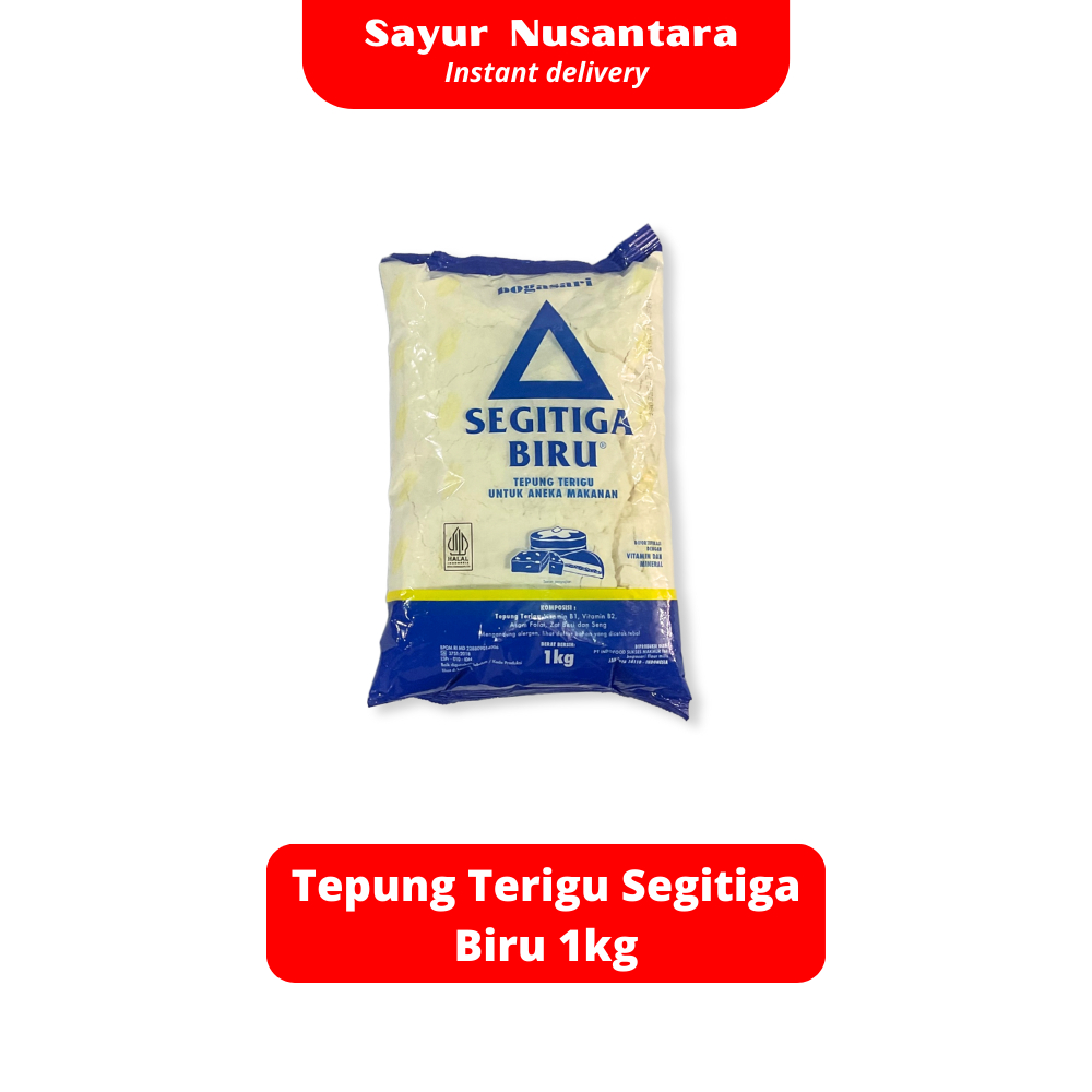 

Tepung Terigu Segitiga Biru 1kg - Sayur Nusantara