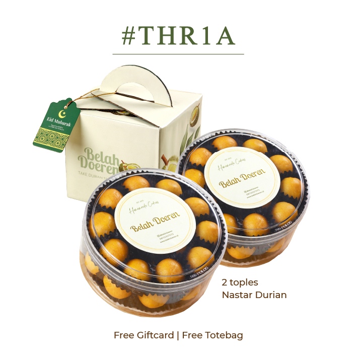 Classic Hampers Belah Doeren - THR1A Durian Nastar 2 Toples