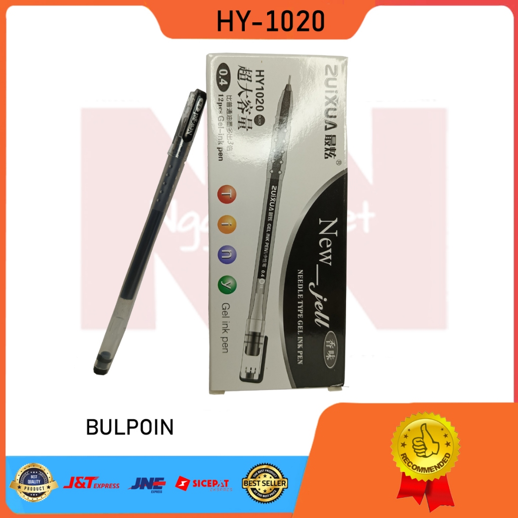 

BOLPOIN GEL ZUIXUA HY1020 BULPEN PULPEN PENA BALPOINT STATIONARY STATIONERY ALAT TULIS SEKOLAH KANTOR ATK MURAH