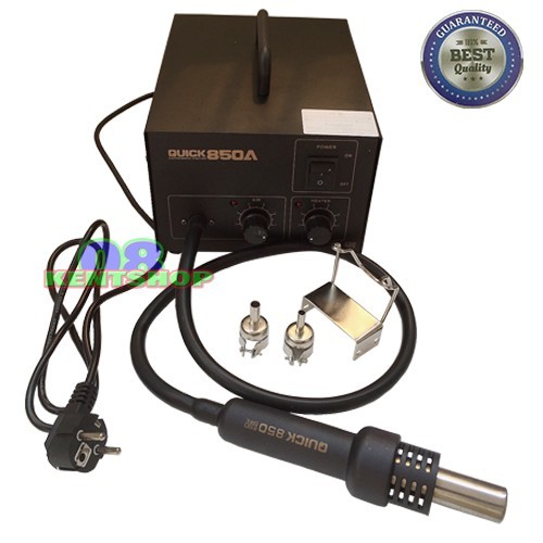 BLOWER QUICK 850A. SOLDER UAP QUICK 850 ANALOG. HOT AIR QUICK 850A