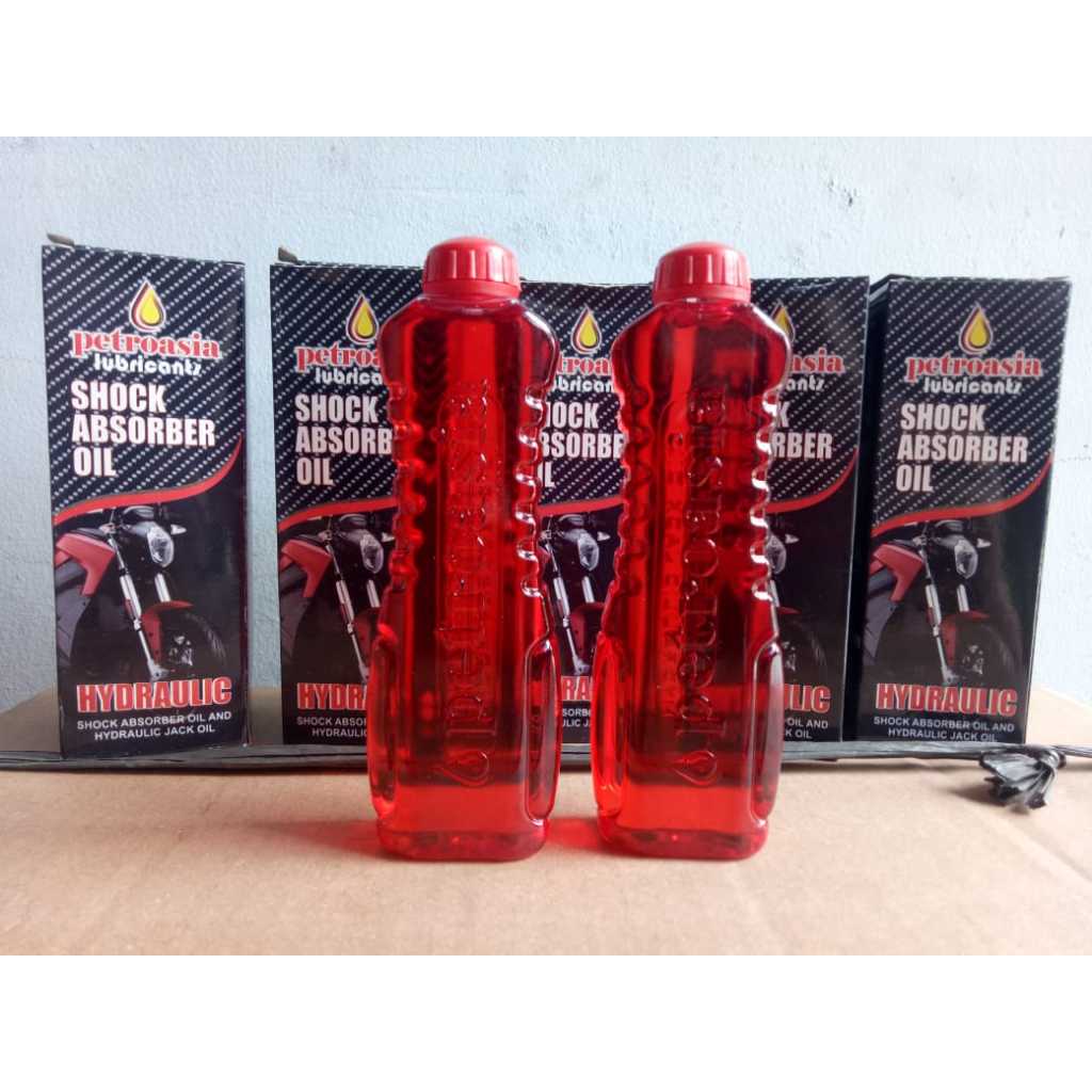 Oli Shock Depan Motor Jumbo Hydrofit Shock Absorber Oil Petroasia Lubricants Isi 100ml x 2pcs