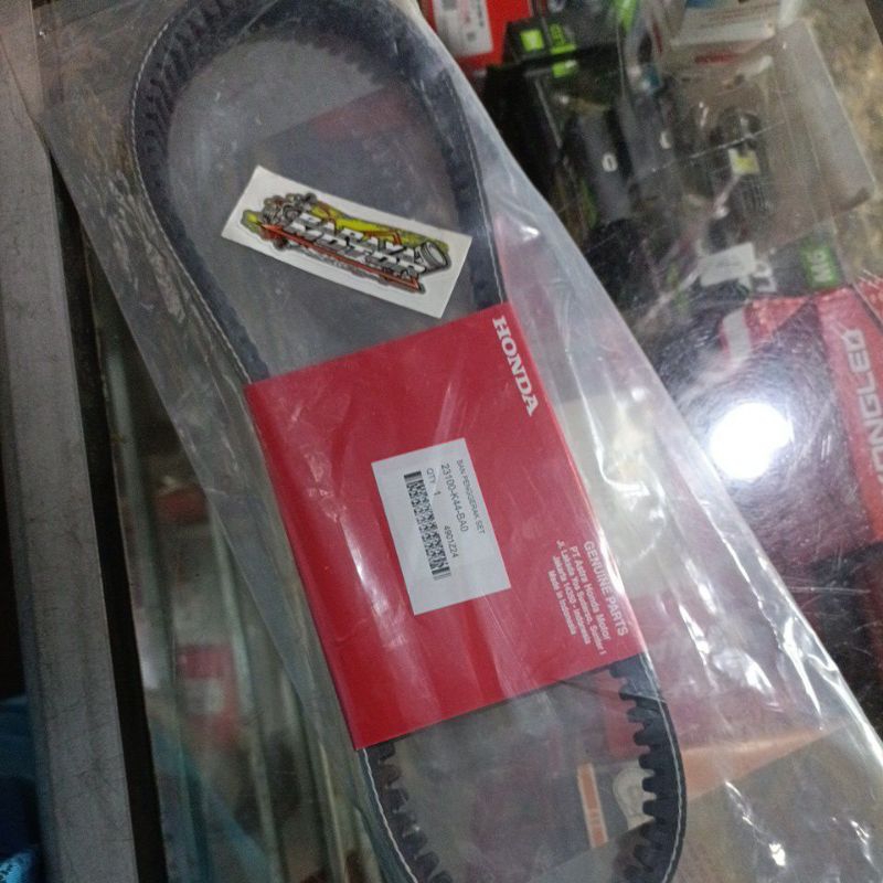 VAN BELT V-BELT VBELT ORIGINAL HONDA K44 BEAT ESP SCOOPY ESP VARIO ESP asli original jaminan