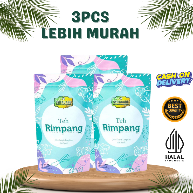 

paket 3 Kantong Teh Rimpang Syifacare - Teh Herbal Untuk Kesehatan Isi 20 Tea Bag