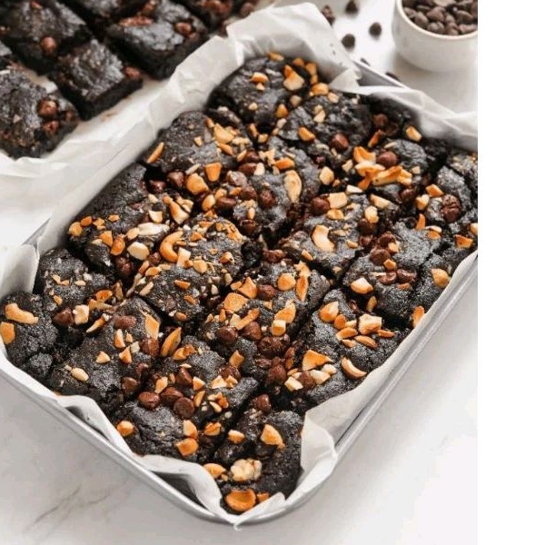 

{GLUTEN FREE}Brokies-brownies black