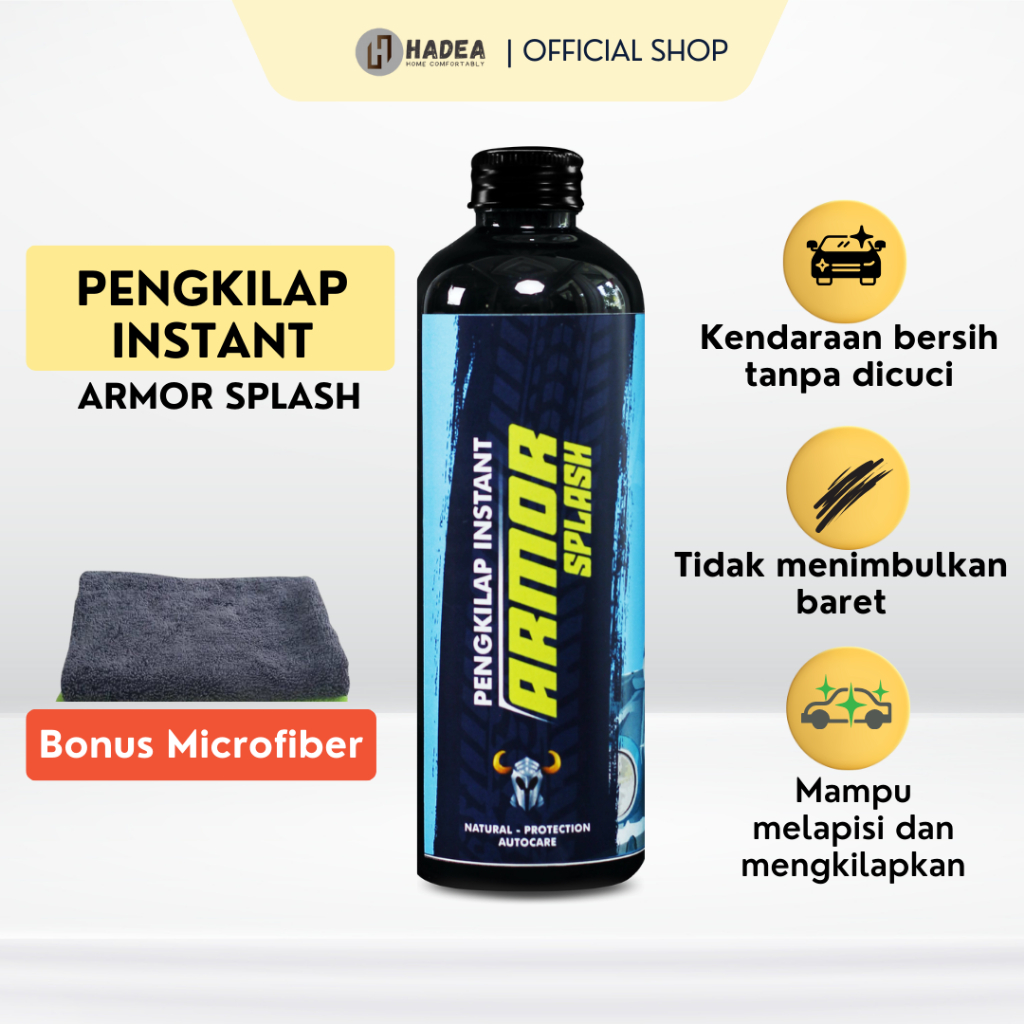 ARMOR SPLASH BY MOORMILES | PENGKILAP INSTANT | PENGKILAP, KACA, MOBIL, MOTOR, EFEK DAUN TALAS, BERK
