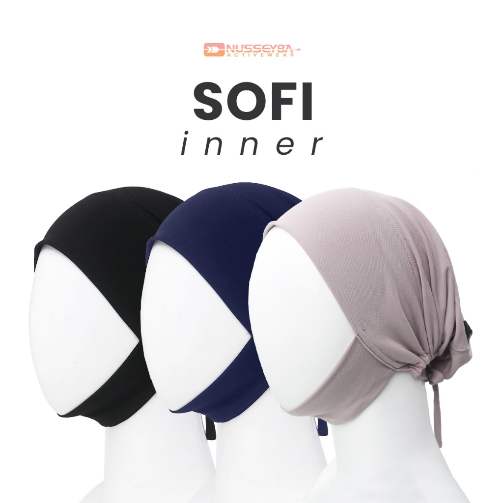Nusseyba Sofa/Sofi Inner Ciput Hijab Ciput Dagu Inner Dagu Wanita Bahan Jersey Premium