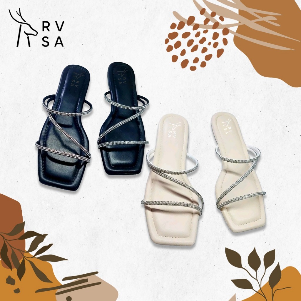 RVSA - Sandal Tali Jelly Wanita / Sandal Teplek / Sandal Murah Kekinian Terbaru - Jelly Rope