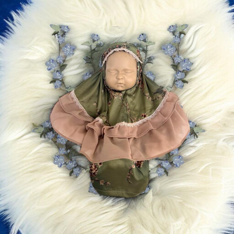 Mukena Bayi Newborn Kostum Foto Bayi