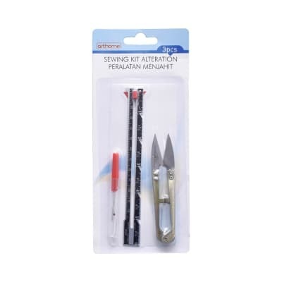 

Set 3pcs Peralatan Jahit Penanda Penggaris Dan Gunting Kecil WMO AC4858