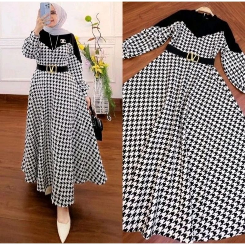 EXTU ori | Dress EXTU | Gamis EXTU FREE BELT