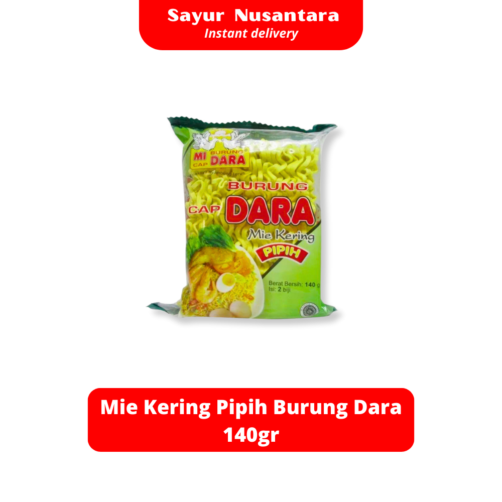 

Mie Kering Pipih Burung Dara 140gr - Sayur Nusantara