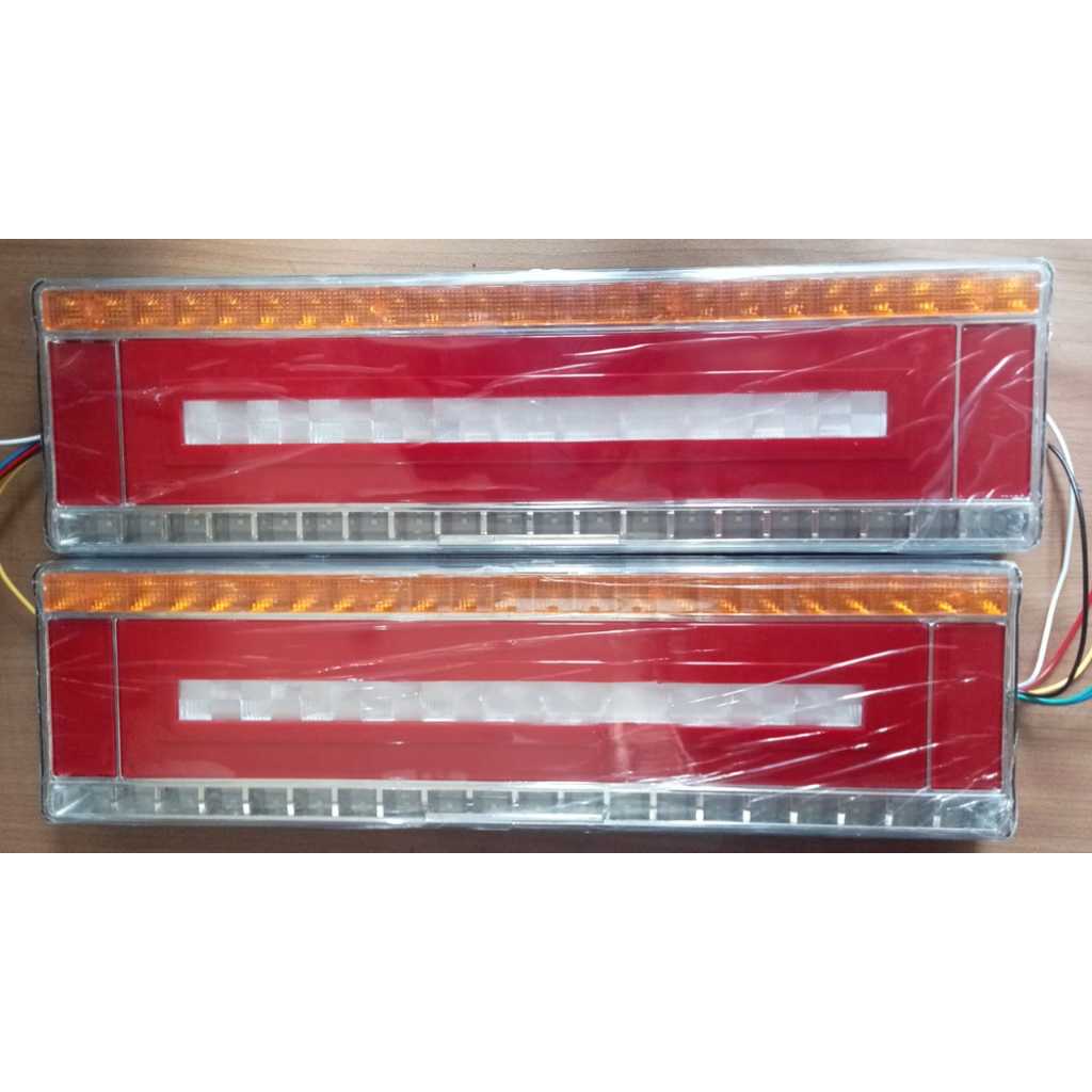 Stoplamp truk 12/24 volt model kotak balok