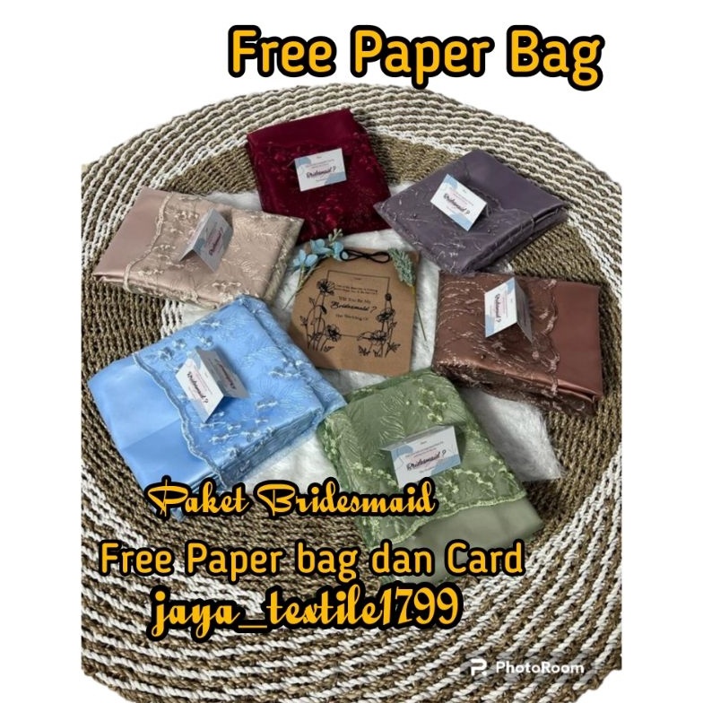 Terbaik Kain Paket Bridesmaid  Paket Seragaman Nikahan Bridesmaid