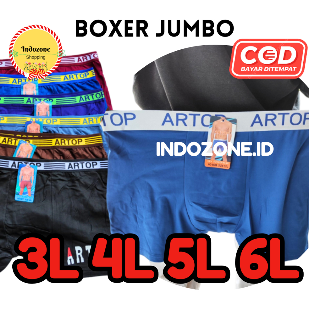 Boxer pria JUMBO / CD BOXER Artop JUMBO PREMIUM Boxer ukuran BIG SIZE