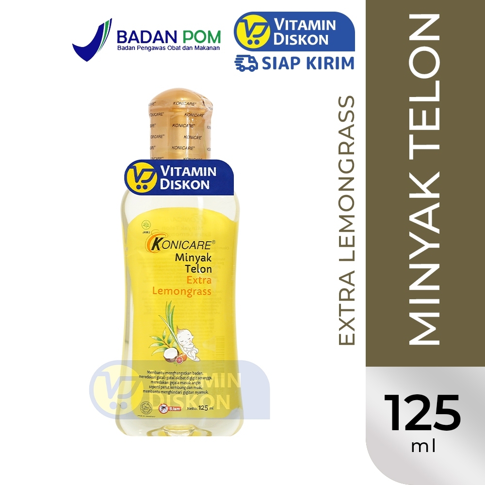 KONICARE MINYAK TELON EXTRA LEMONGRASS 125ml