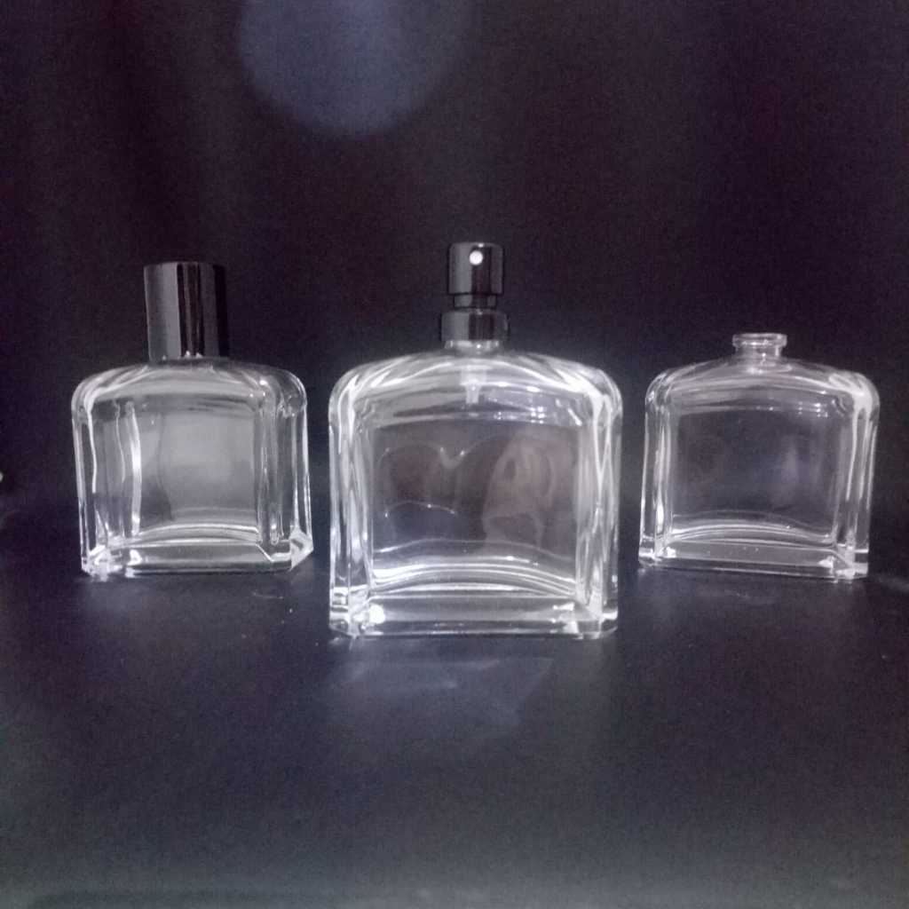 Botol Parfum V31656 Pump Press Hitam Cap 28mm cartonan @132