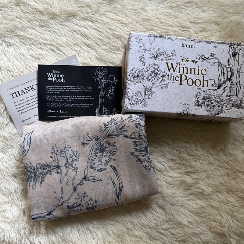 JGN DI CO TITIPAN KAK ARI KAMIIDEA SCARF X Disney winnie the pooh series